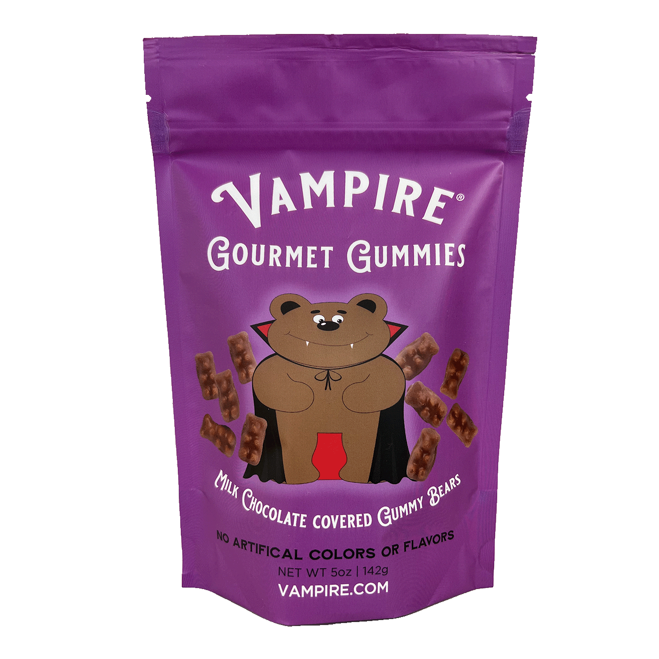 VAMPIRE® GOURMET CHOCOLATE COVERED GUMMY BEARS - 5 oz.