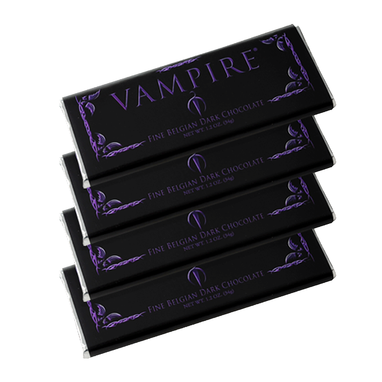 Vampire Fine Belgian Chocolate 4 Pack - Dark Chocolate