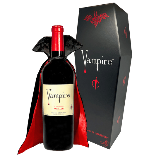 VAMPIRE® MERLOT WITH COFFIN & CAPE