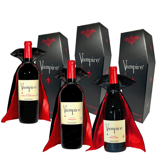 VAMPIRE® COFFIN & CAPE RED WINE TRILOGY