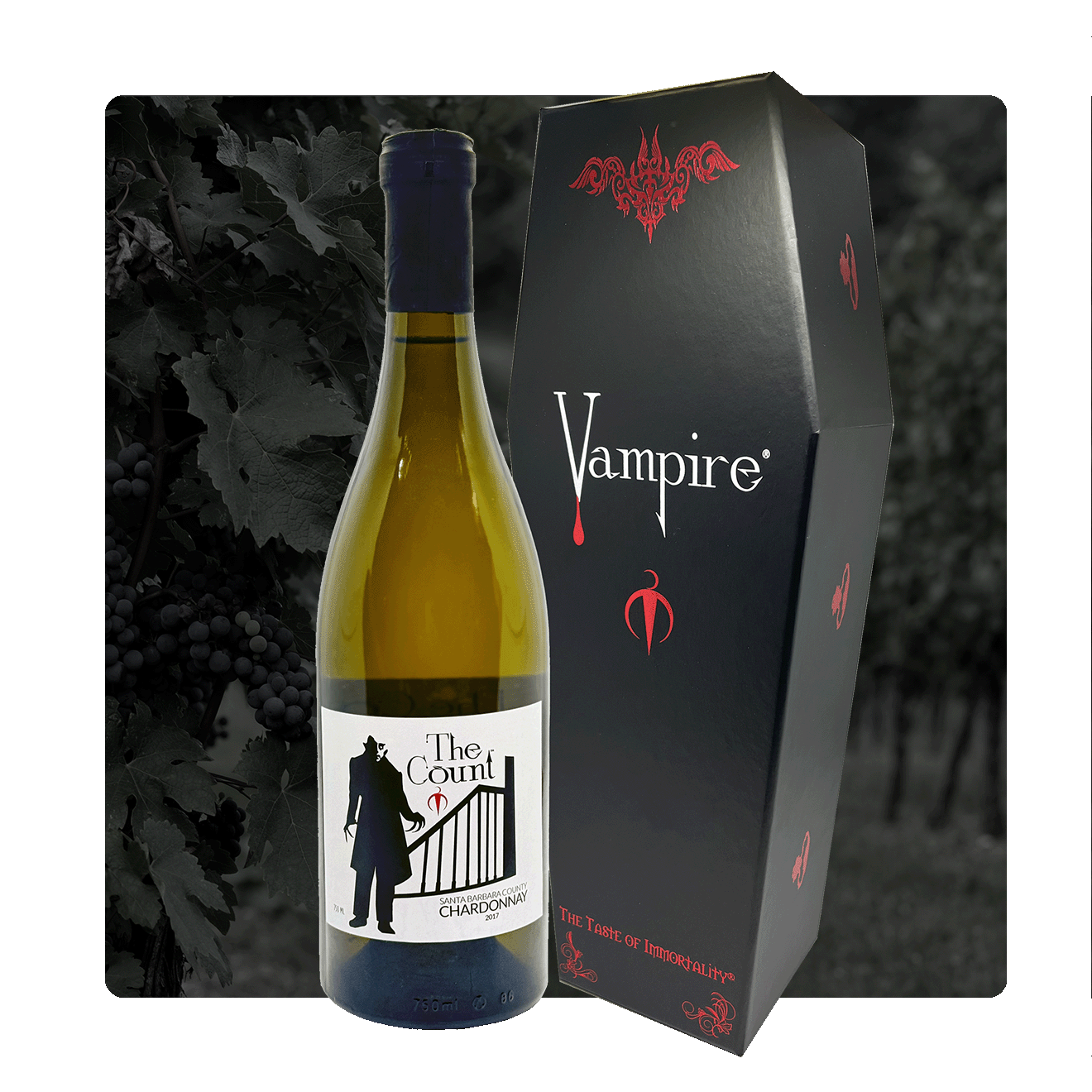 The Count® Chardonnay With Coffin Box