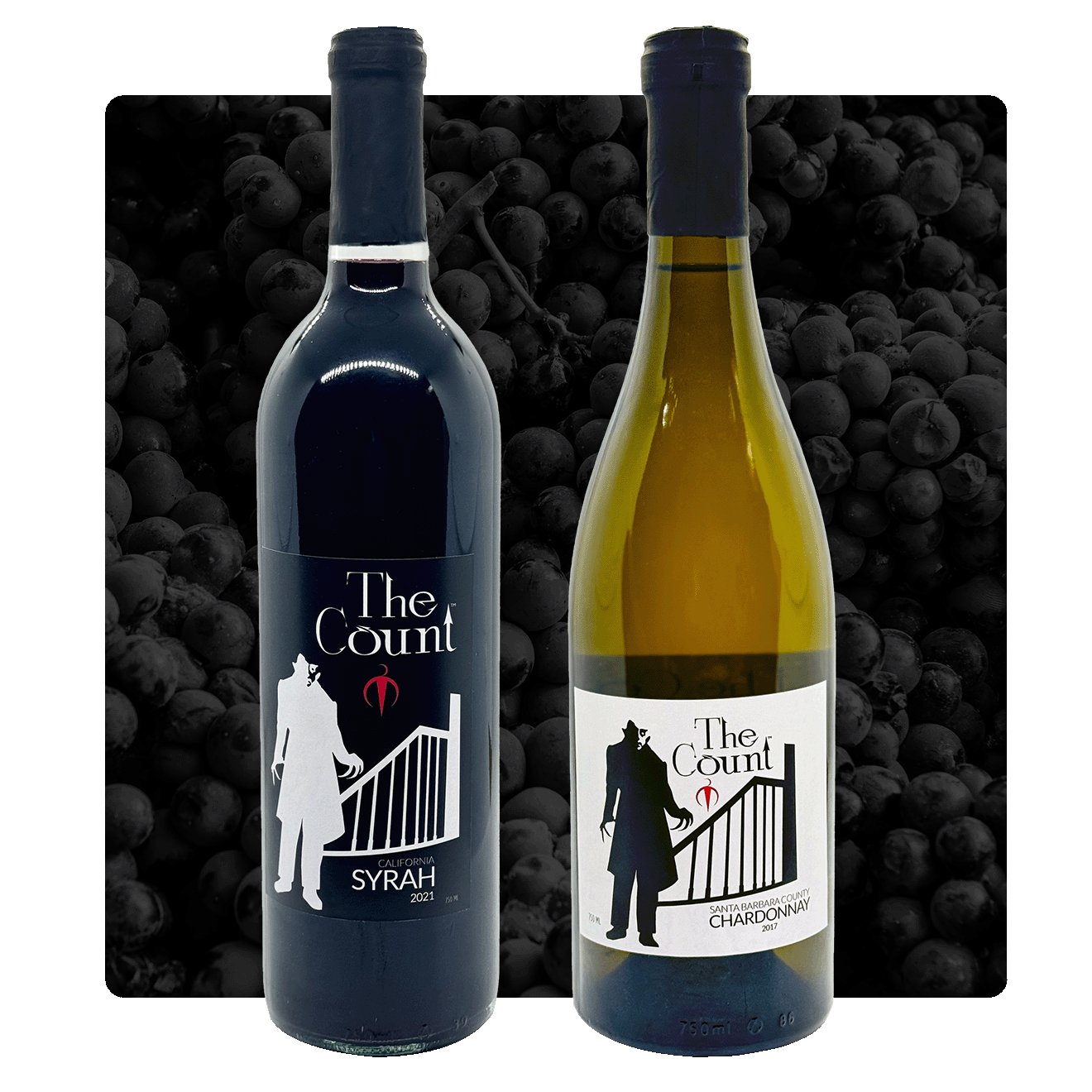 The Count® Syrah and Chardonnay Duo