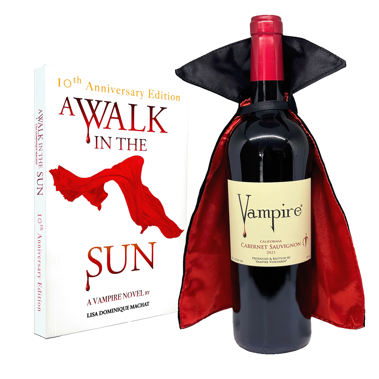 VAMPIRE® CABERNET GIFT SET - With Cape & Novel