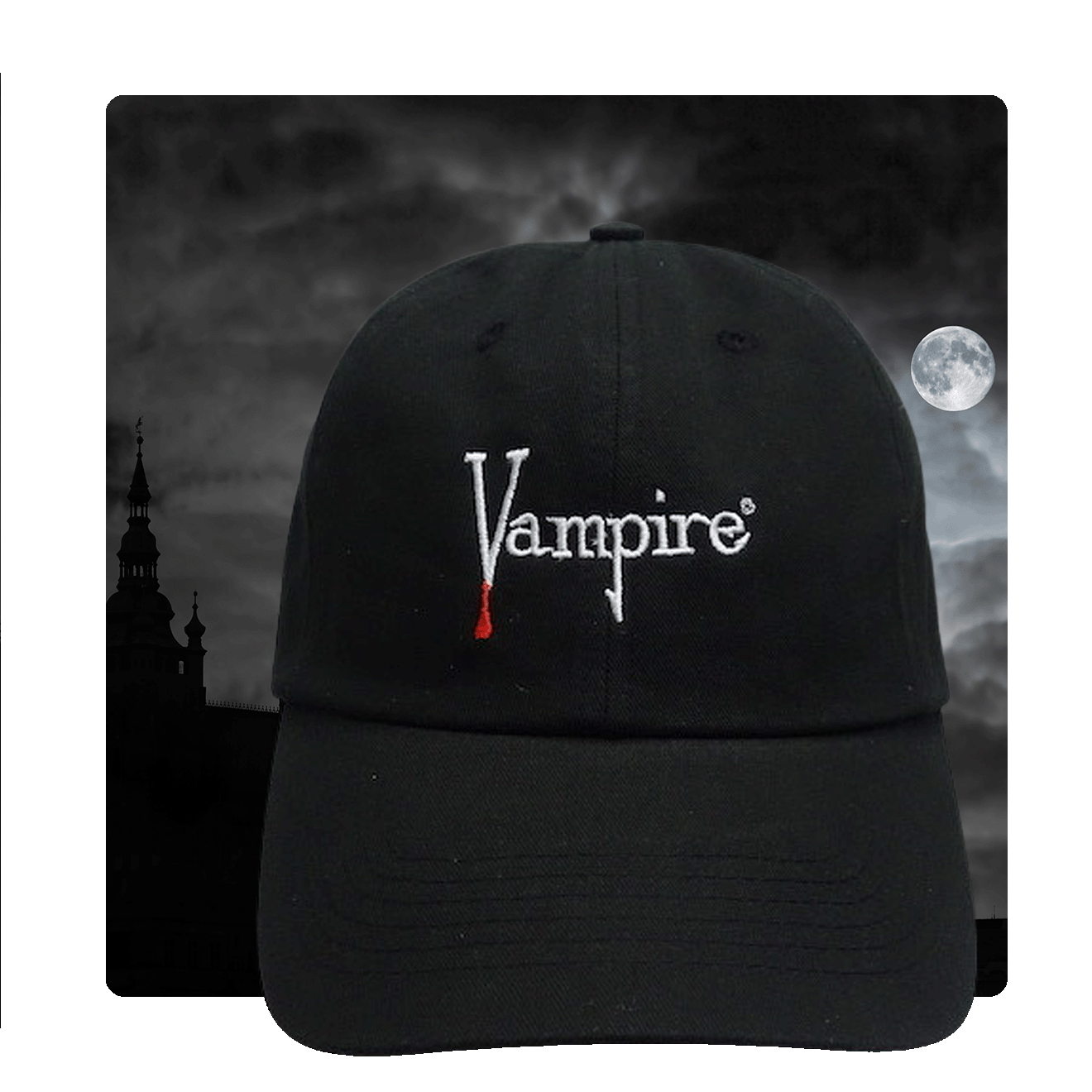 Vampire Ball Cap Black