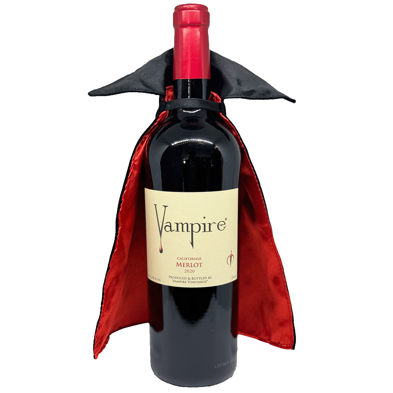 VAMPIRE® MERLOT WITH VAMPIRE WINE CAPE