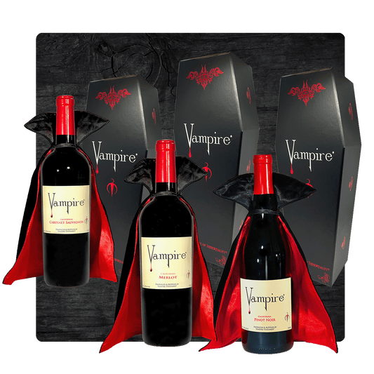 VAMPIRE® COFFIN & CAPE RED WINE TRILOGY