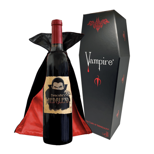 Dracula's® Red Blend With Coffin Box & Cape