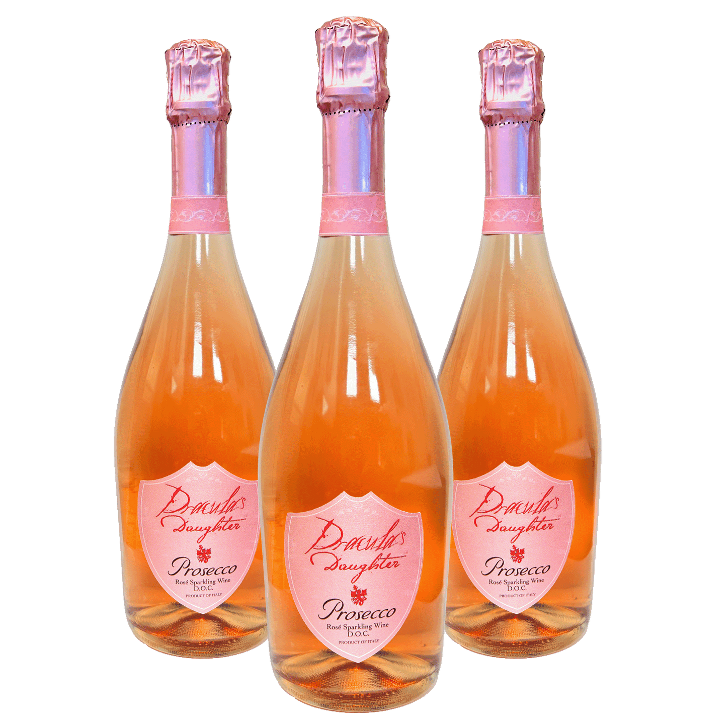 Dracula's Daughter Prosecco Rosé Three Pack