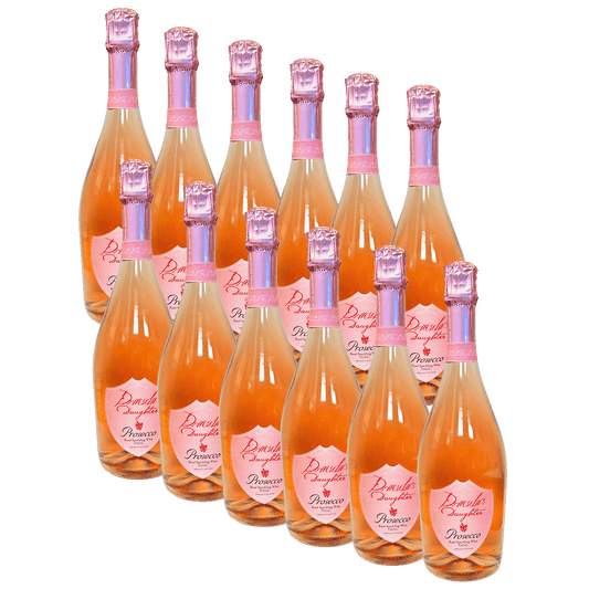 Dracula's Daughter Prosecco Rosé 12 Bottle Platinum Celebration Special