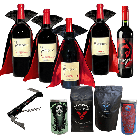 VAMPIRE® VINEYARDS SUPER DELUXE WINE TASTING PARTY KIT