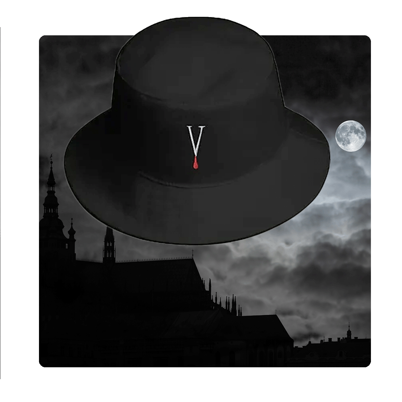 Vampire V Logo Bucket Hat