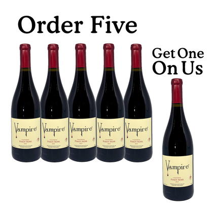 VAMPIRE® PINOT NOIR ORDER 5 GET ONE ON US