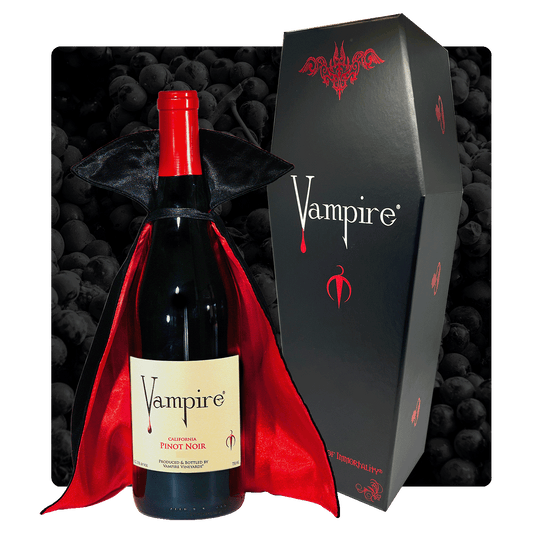 VAMPIRE® PINOT NOIR WITH COFFIN & CAPE