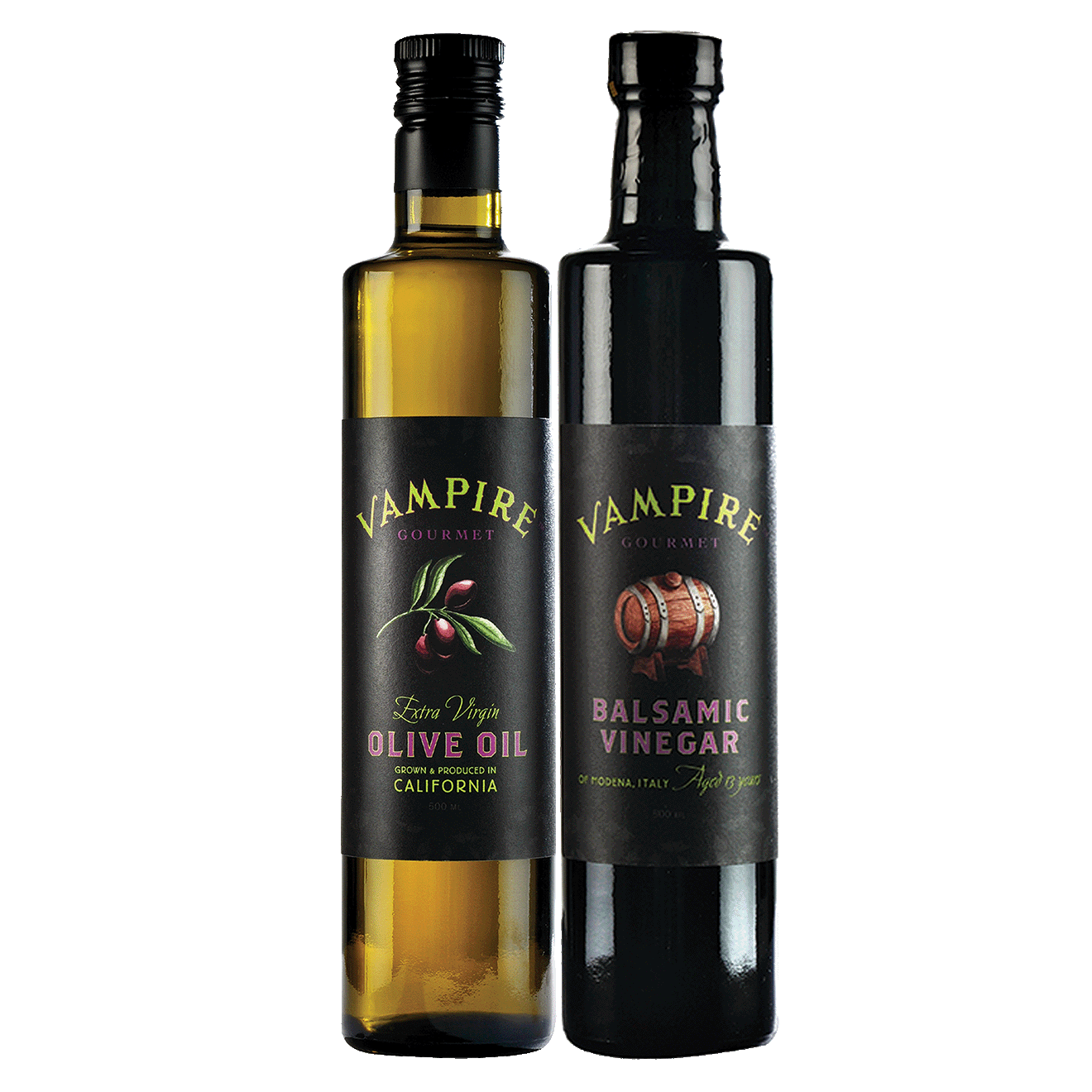 VAMPIRE® GOURMET OLIVE OIL & VINEGAR SET