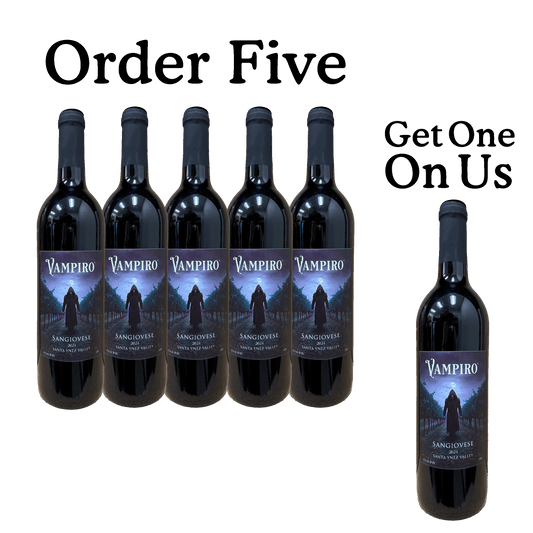 Vampiro Sangiovese Order 5 Get One on Us