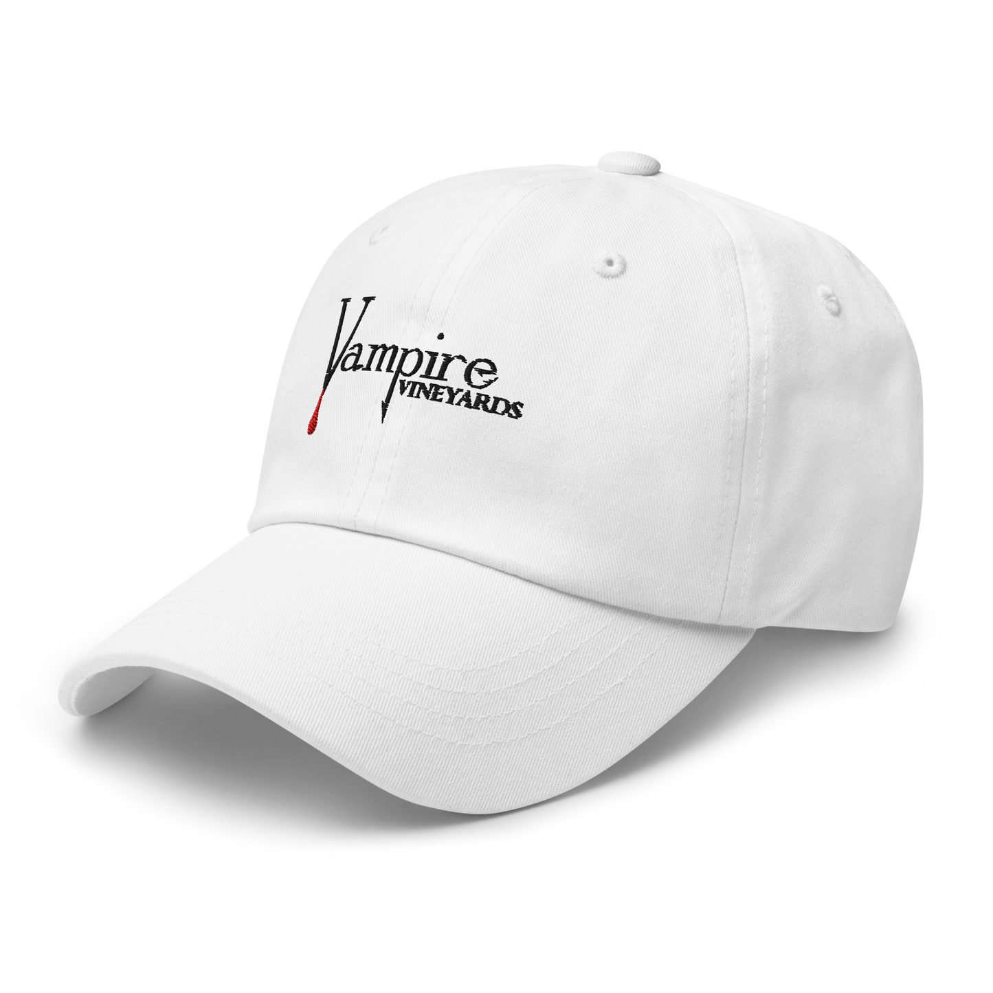 Vampire Baseball Cap White