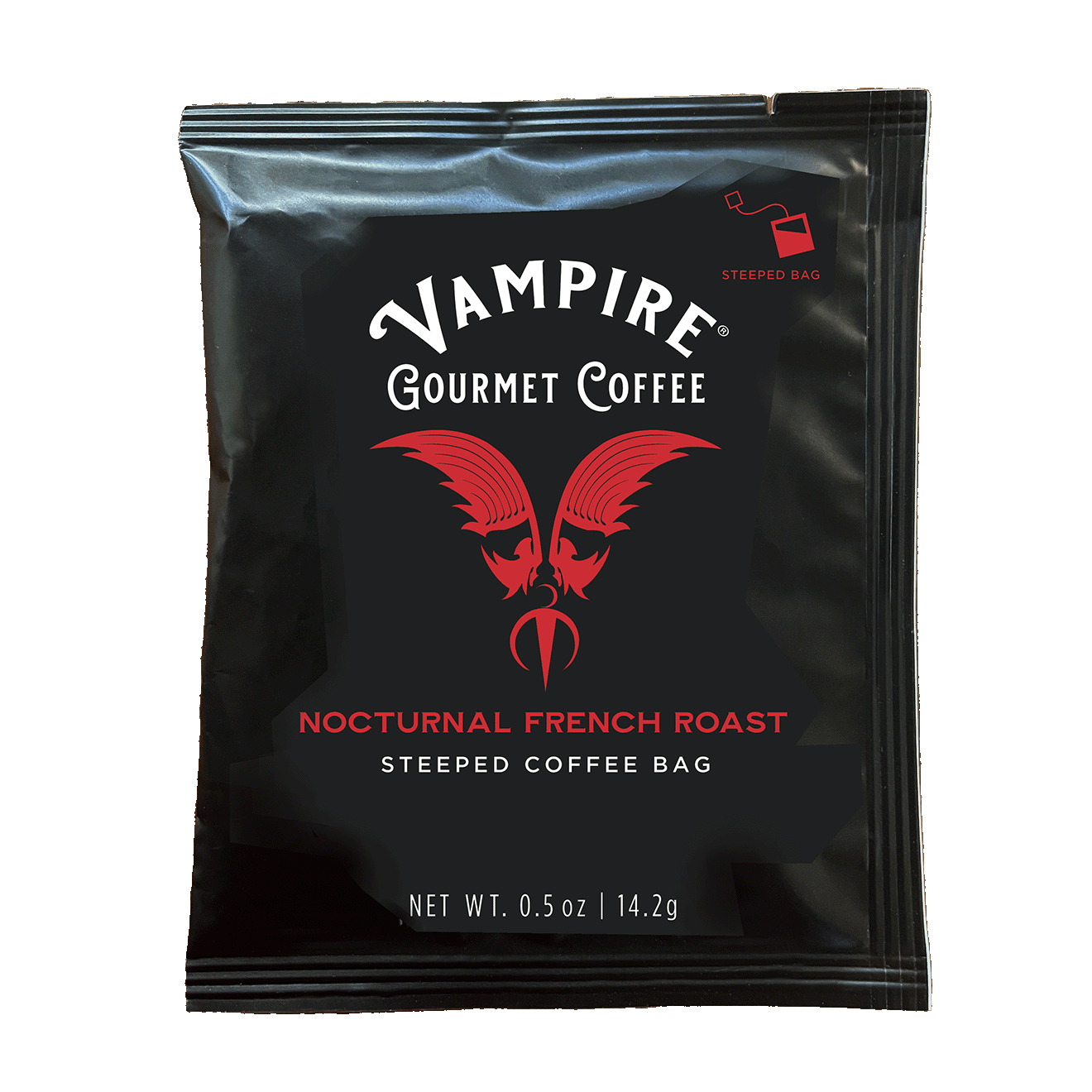 VAMPIRE COFFEE SINGLE SERVING STEEP BAG - Nocturnal French Roast